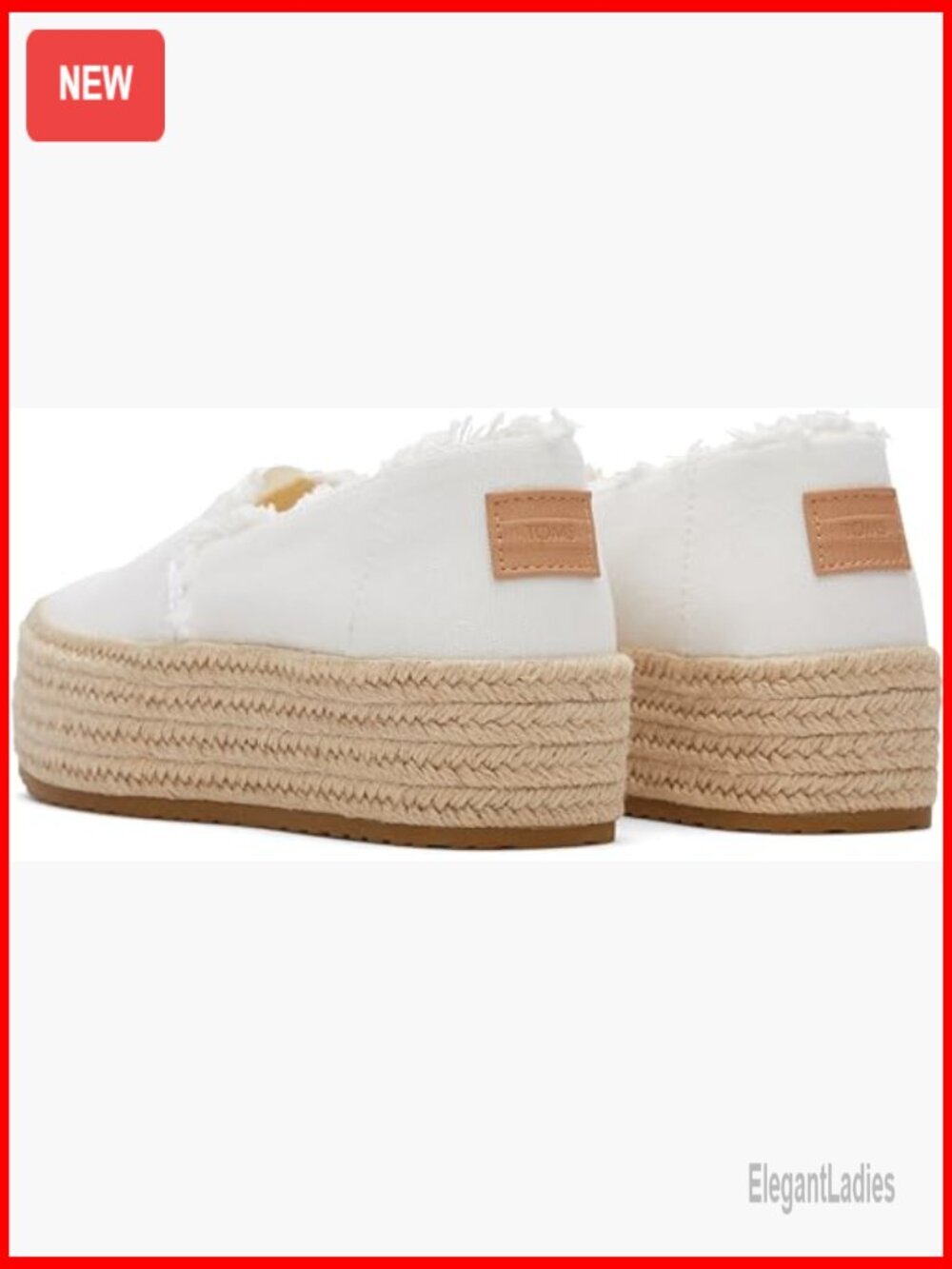 Women's Espadrille Platform Slip-On Shoes with OrthoLite Insole - Picture 3 of 6